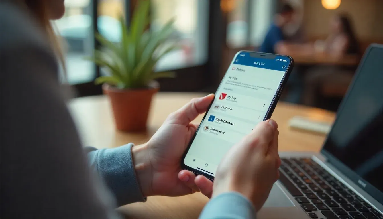 Using the Delta app to change or cancel a Delta Airlines flight online