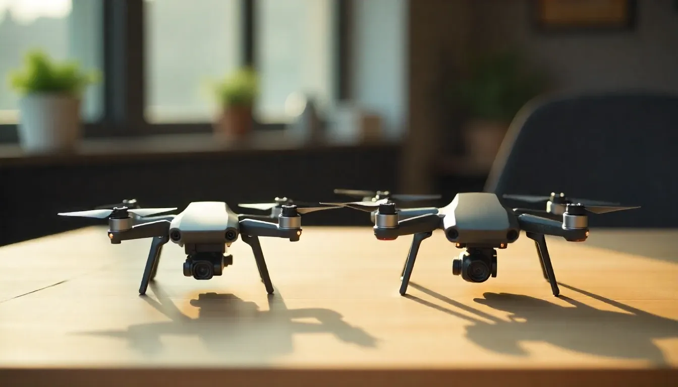 DJI Mini 4 Pro vs Mini 5 Pro comparison.