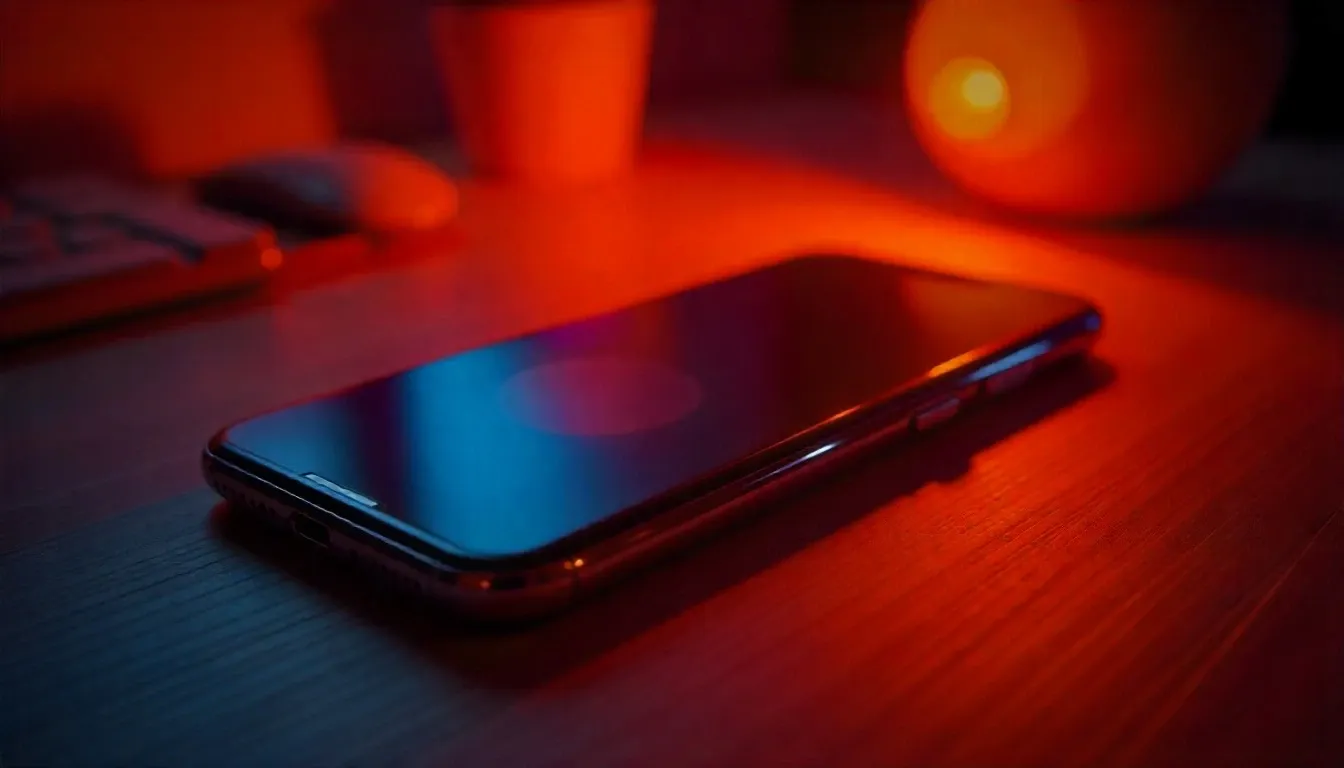 iPhone 17 Air mockup highlighting under-display Face ID and edge-to-edge display.