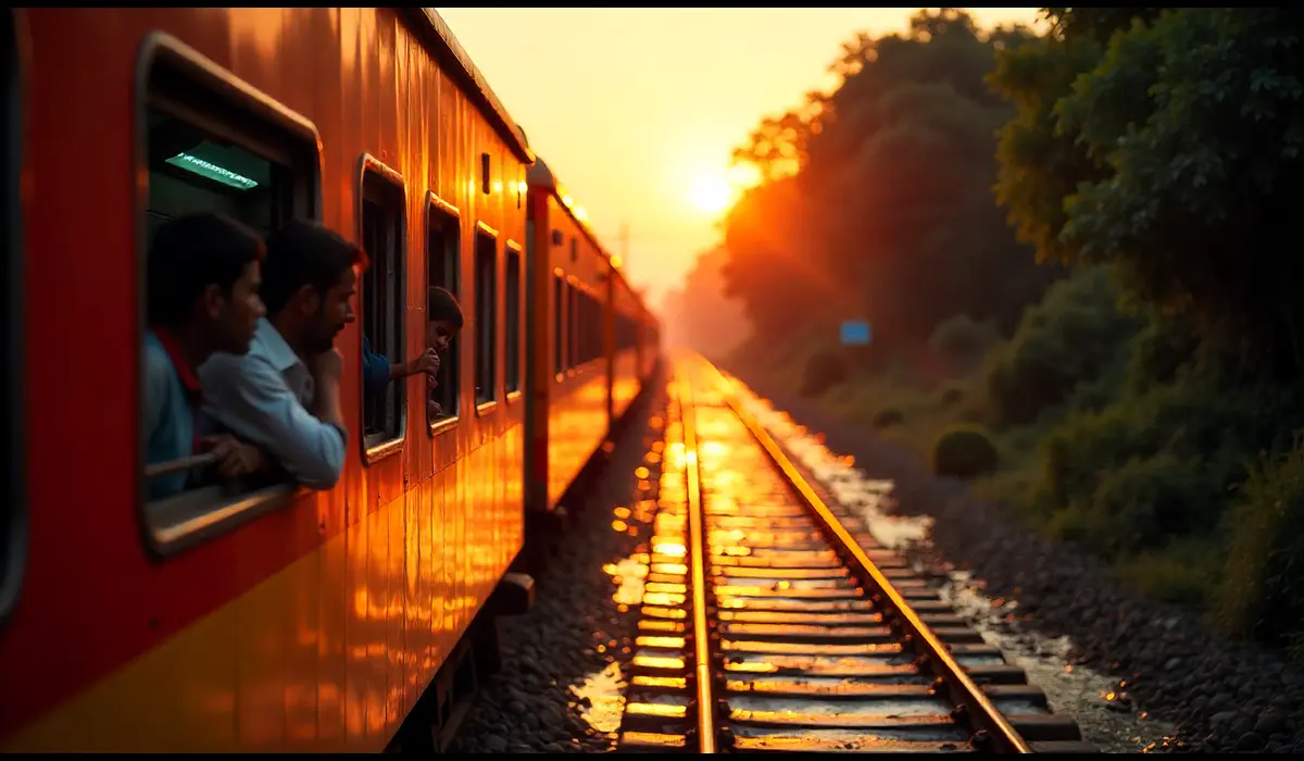 Mumbai local train heavy rain delays.
