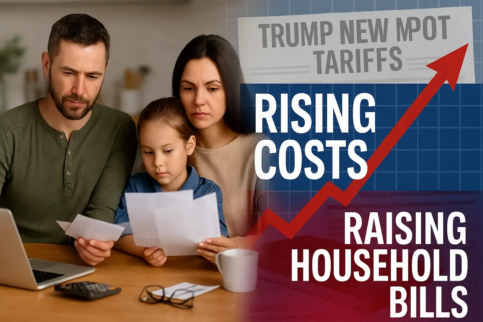 Trump new import tariffs 2025 raising household bills