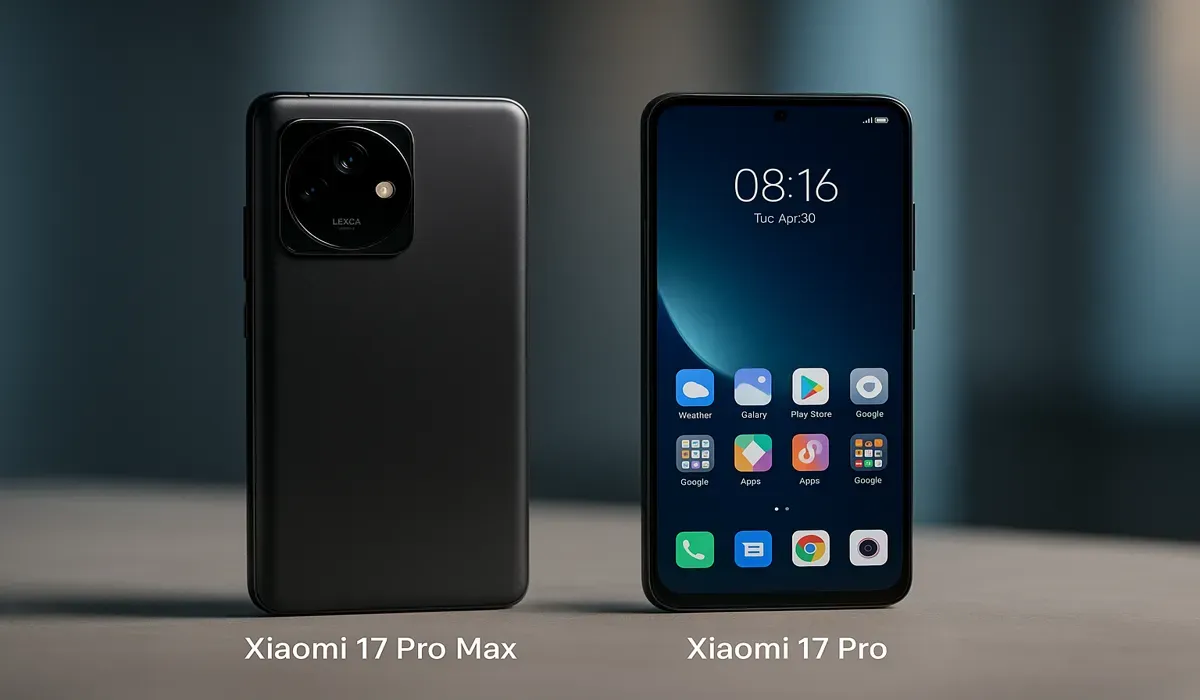 Xiaomi 17 Pro Max vs Xiaomi 17 Pro comparison