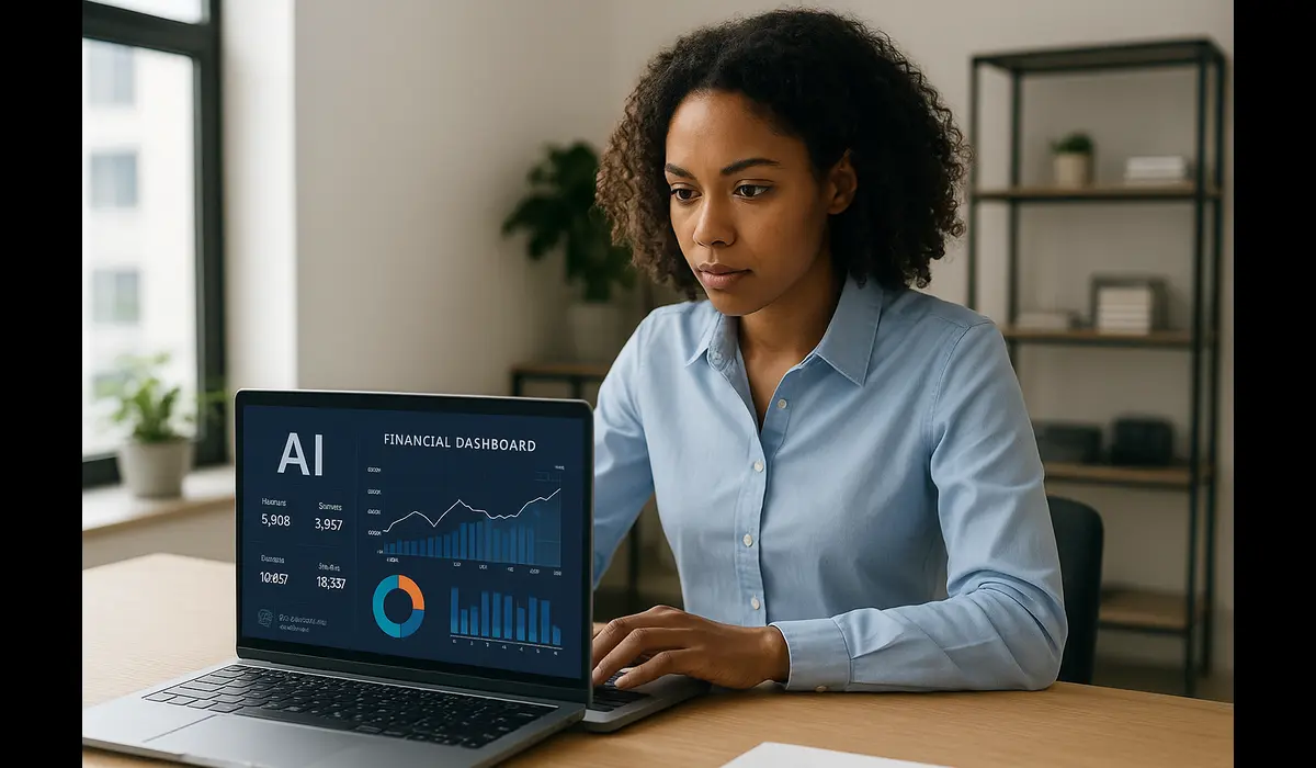 How AI tools are changing personal finance in 2025 with smart digital dashboards.