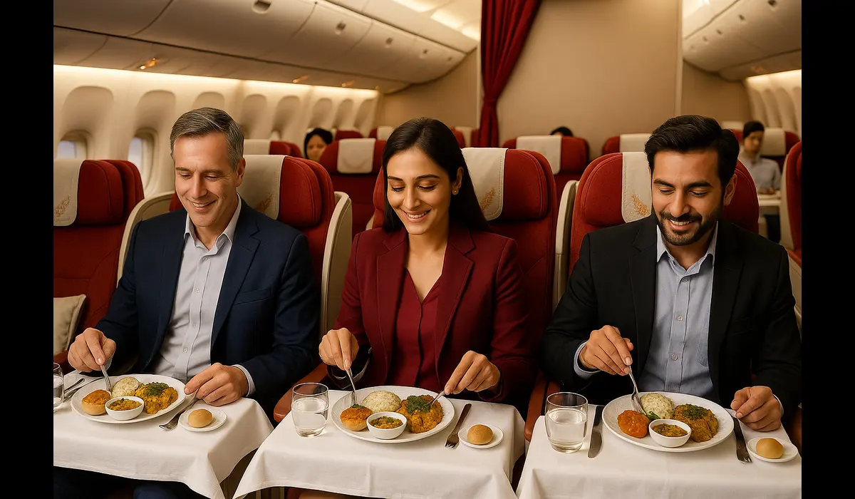 how Air India is competing with Middle Eastern airlines