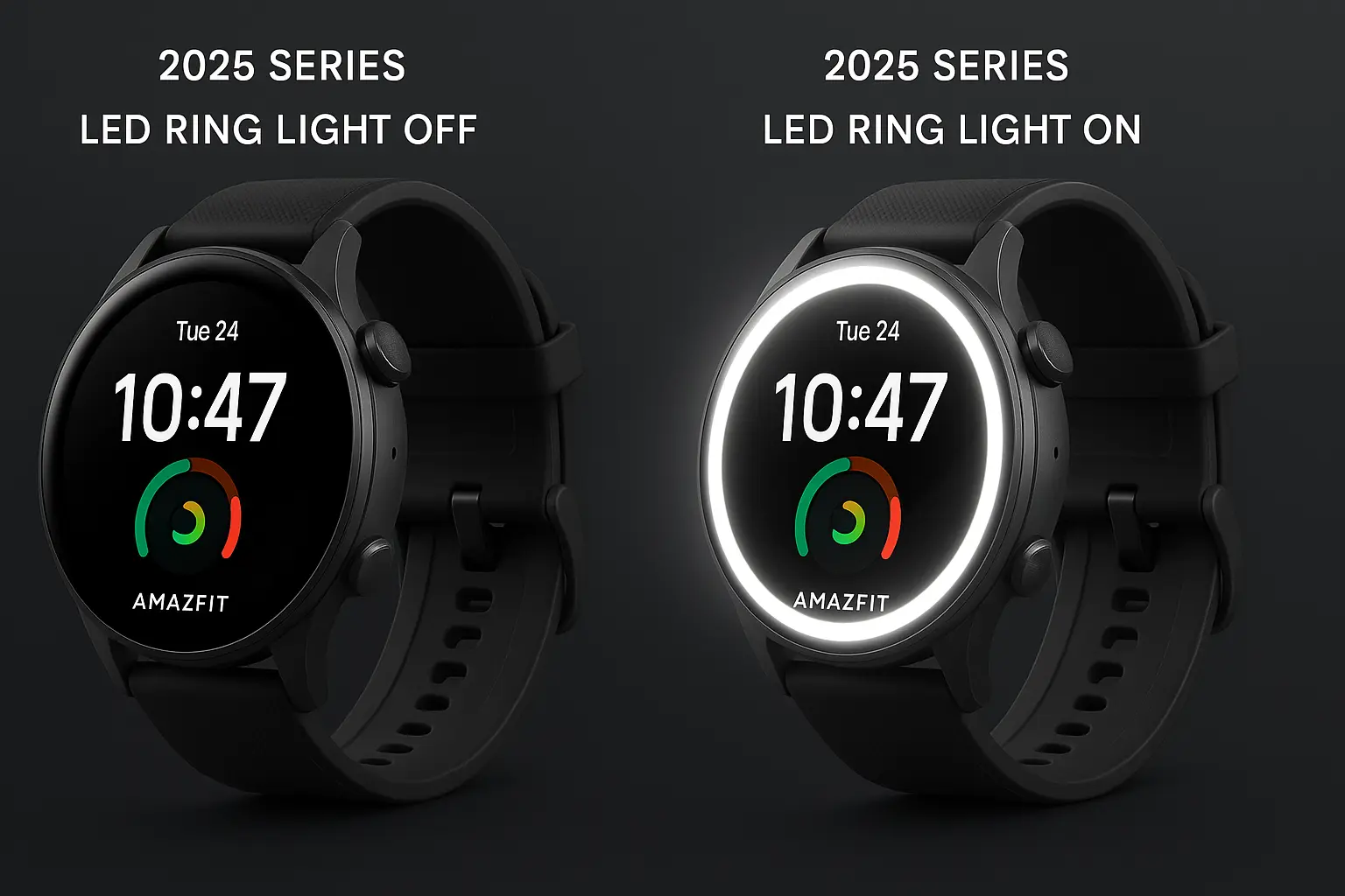 Amazfit smartwatch flashlight feature 2025