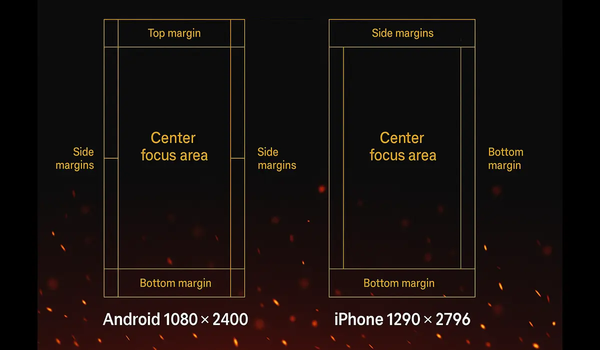Avatar Fire and Ash wallpaper size guide for Android and iPhone