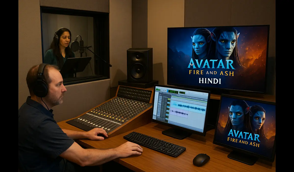 Avatar Fire and Ash Hindi dubbing in India