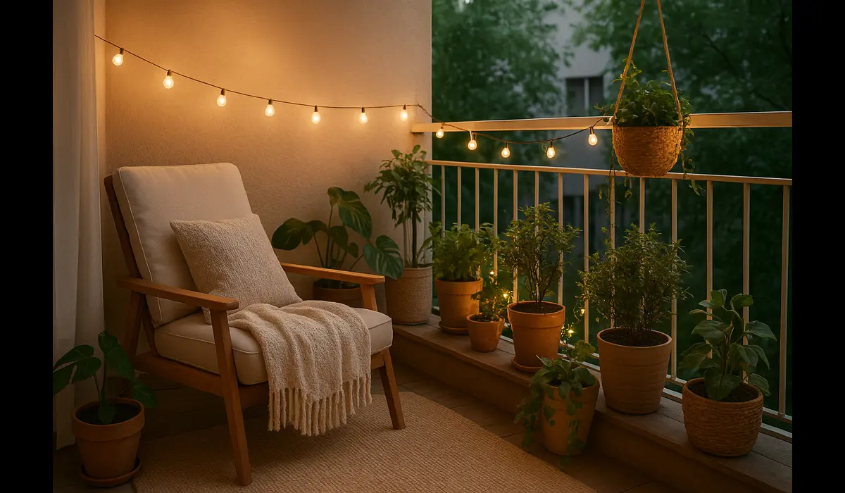 cozy balcony corner apartment