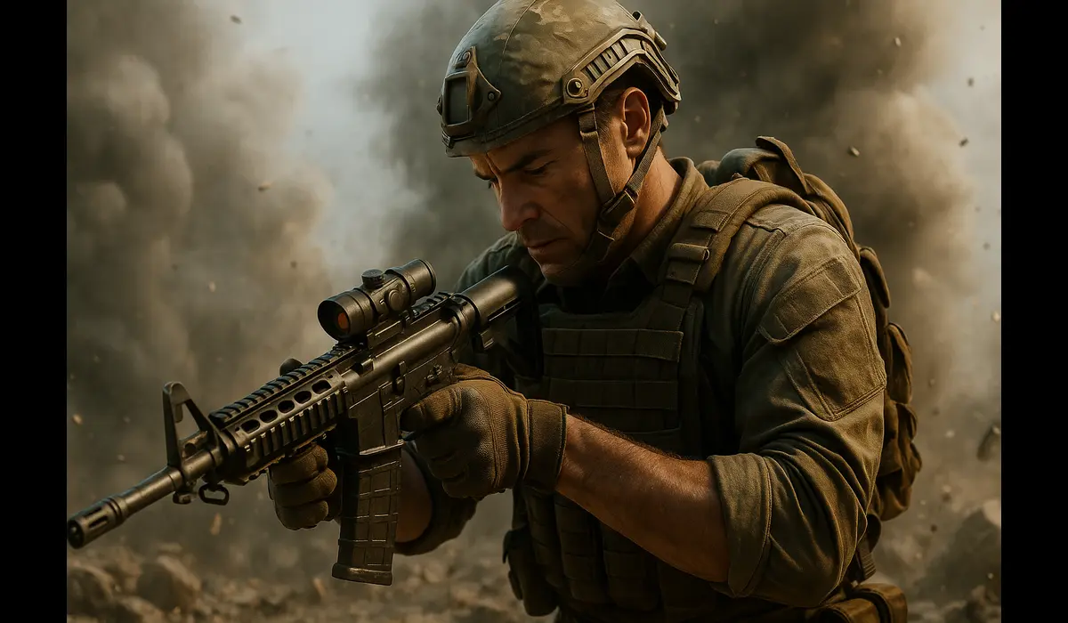 Battlefield 6 beta weapon reload scene