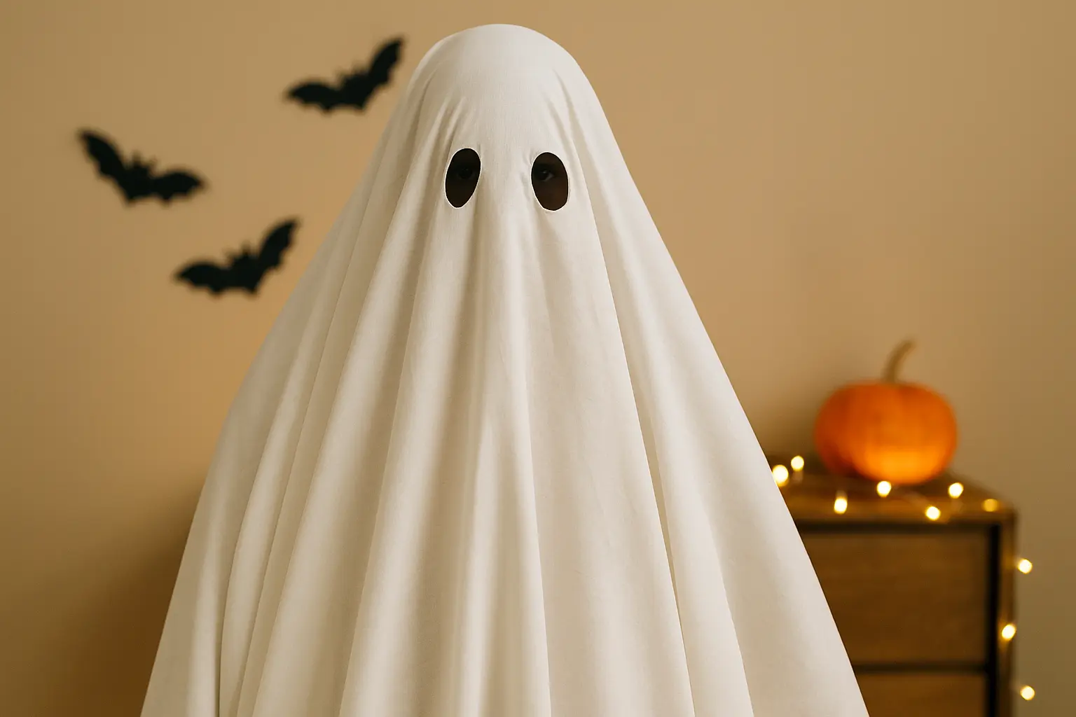 diy halloween costume ideas using clothes you already own – ghost costume bedsheet