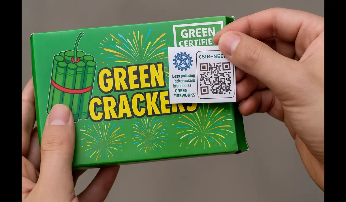 certified green crackers packaging
