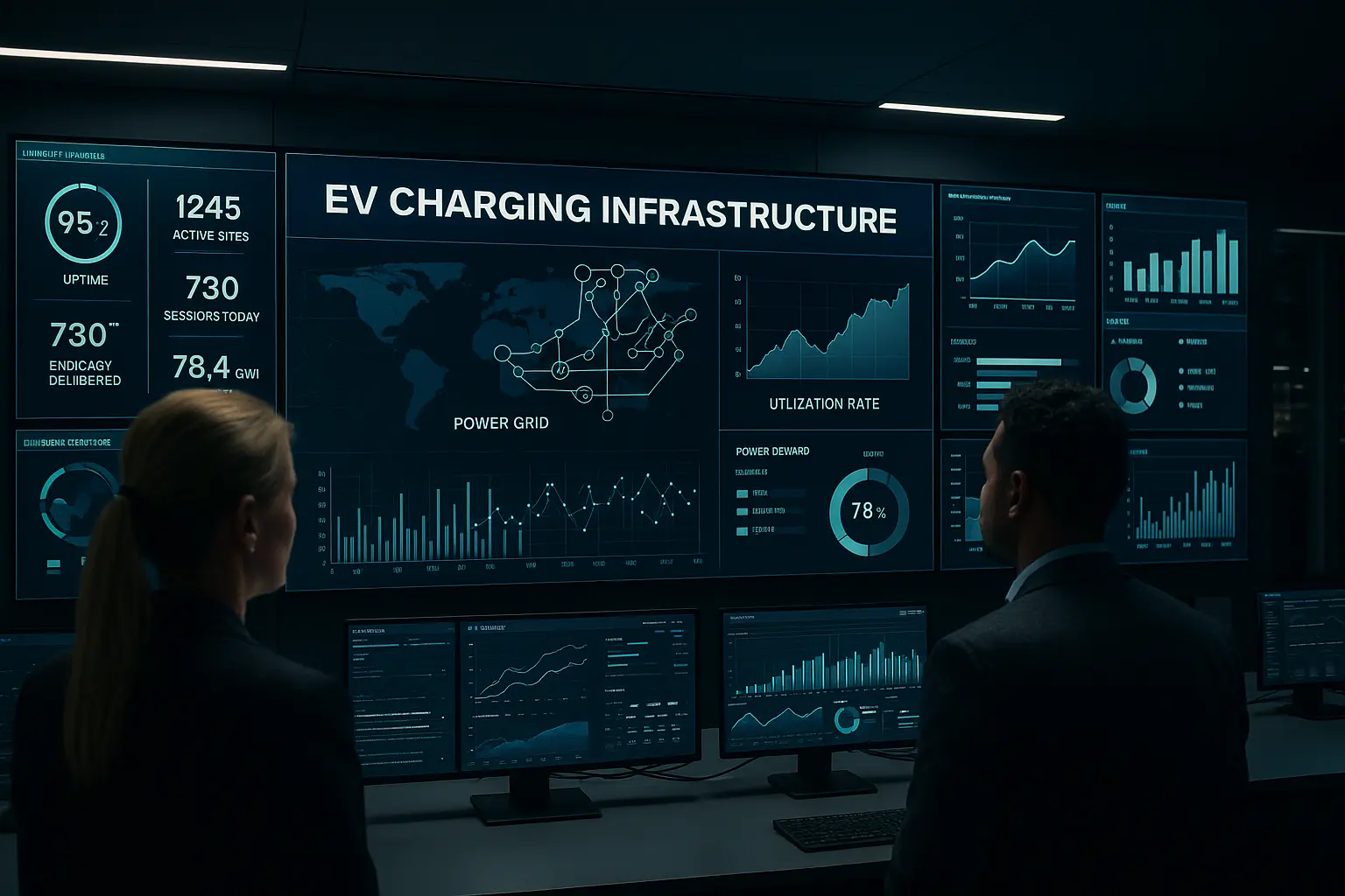 ev charging infrastructure control analytics
