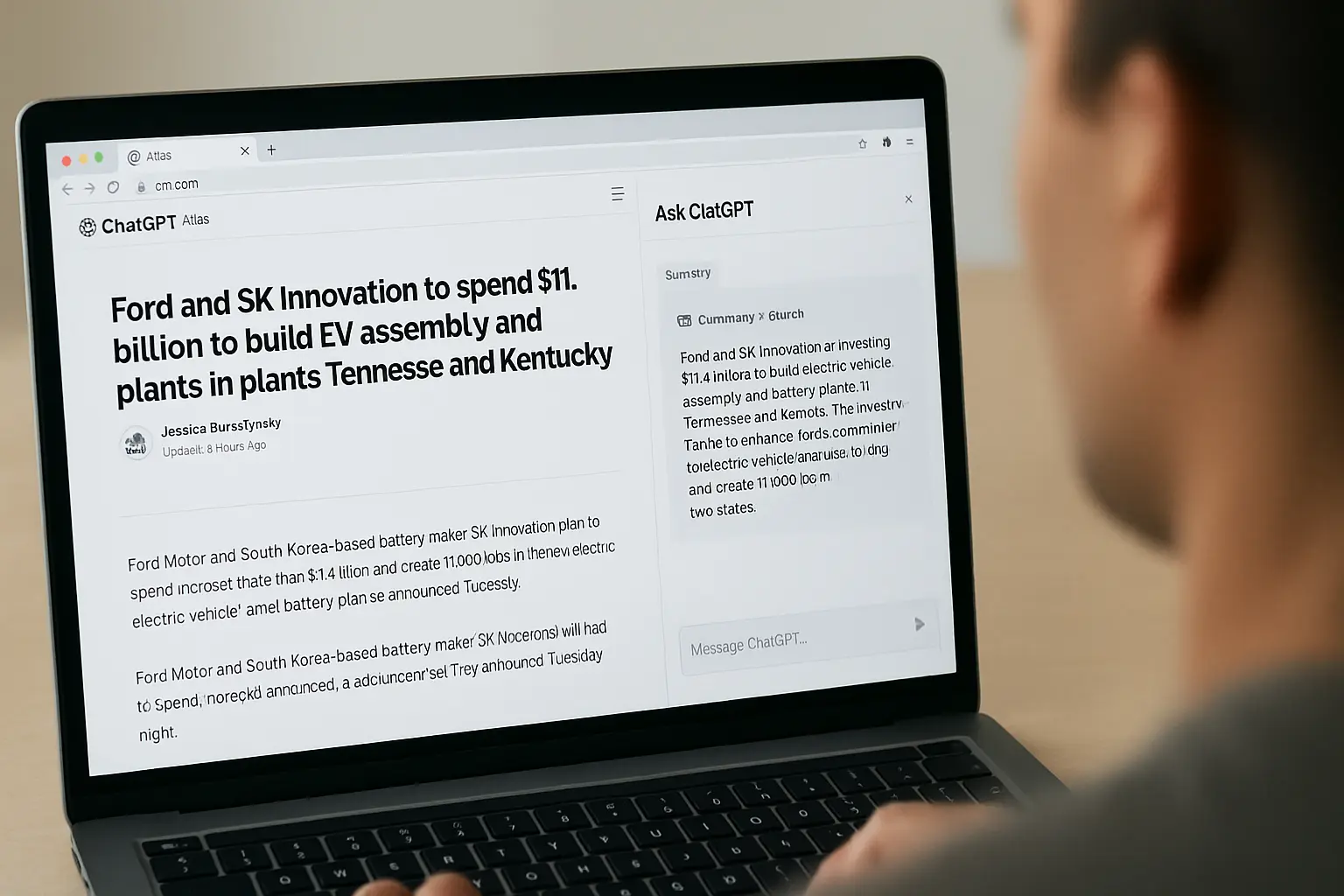 ChatGPT Atlas sidebar feature