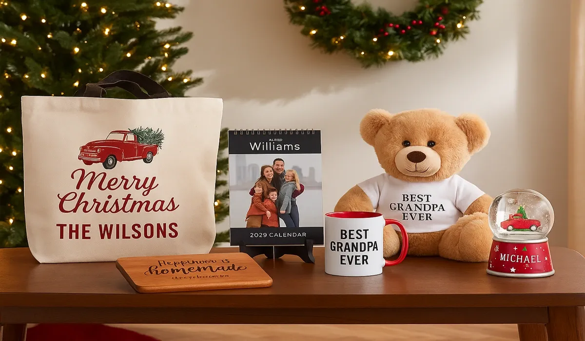 Personalized leather wallet USA