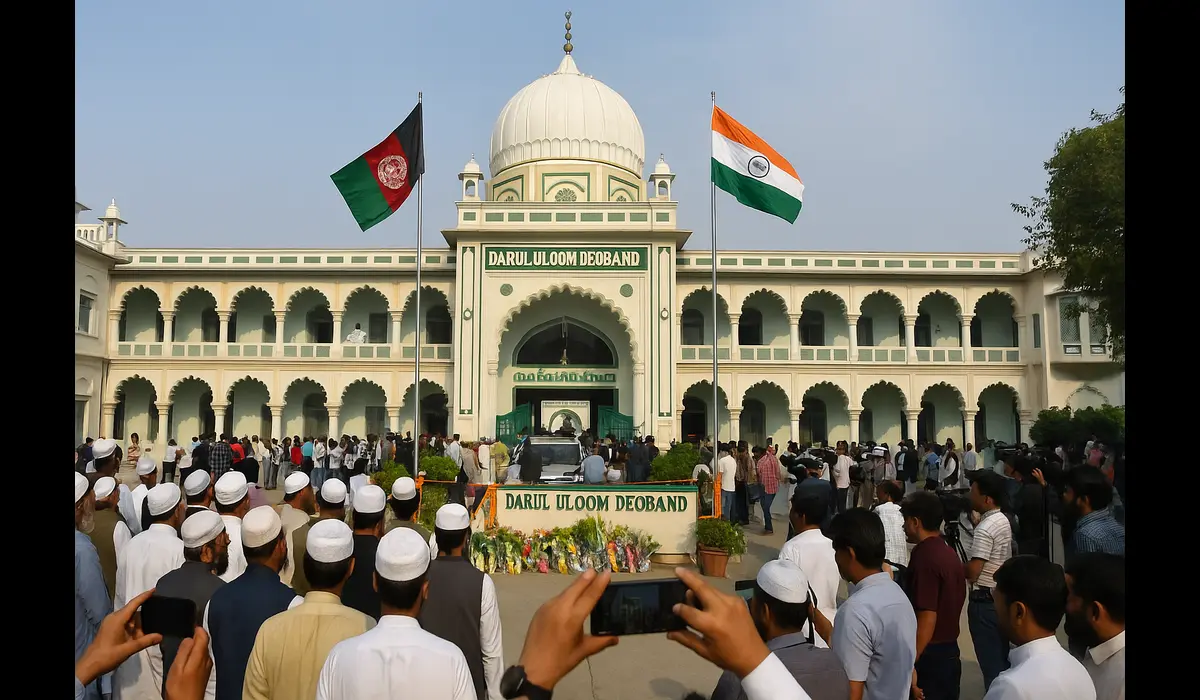 Deoband UP visit by Taliban Foreign Minister