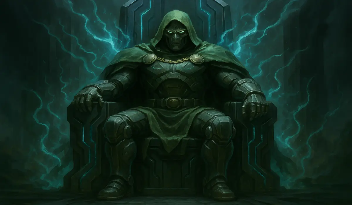 Doctor Doom throne Avengers Doomsday 2026.