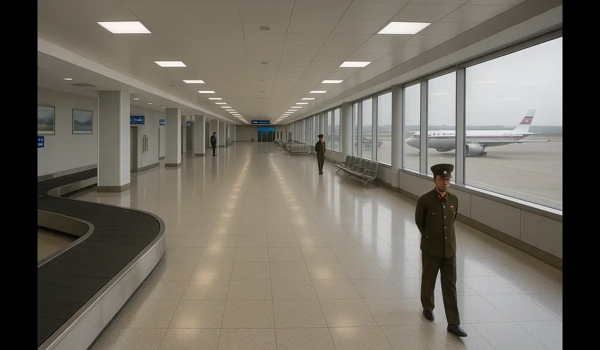North Korea travel advisory 2025 airport restrictions.