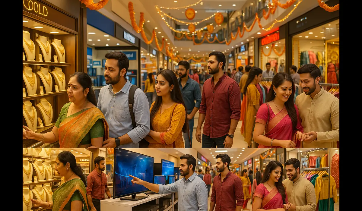 Indian festive shopping boosting stock markets