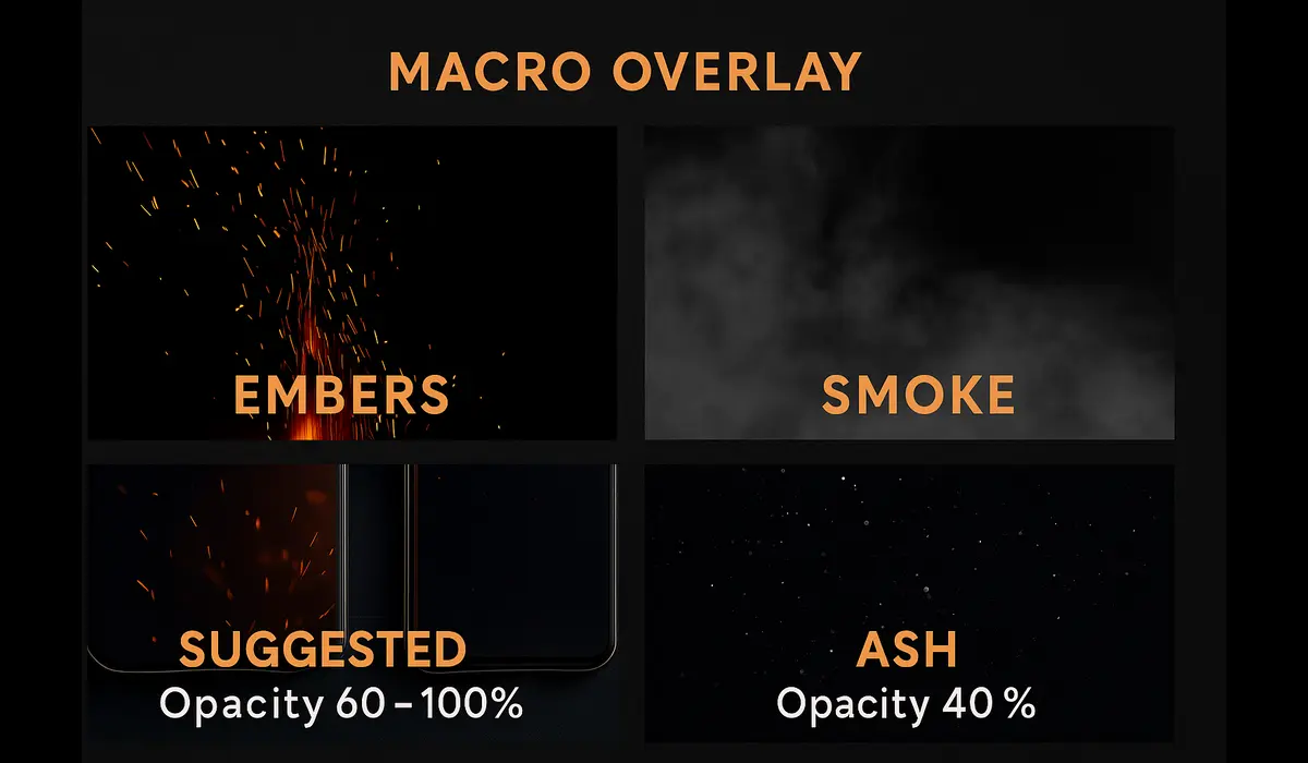 Avatar Fire and Ash texture overlays for wallpapers