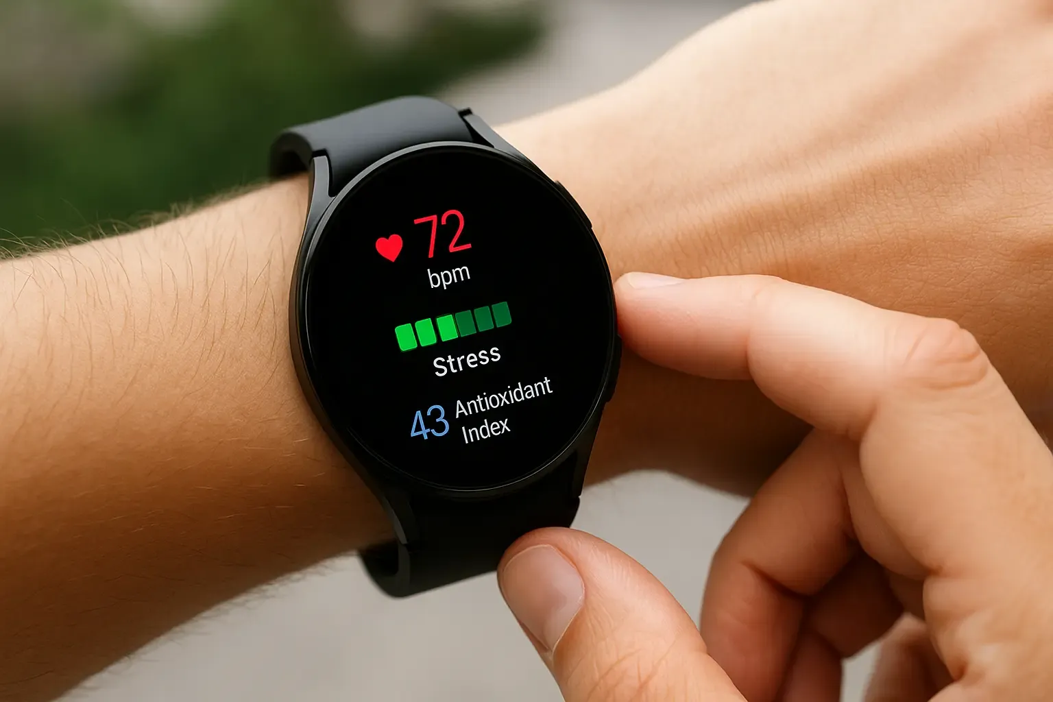Galaxy Watch8 advanced health tracking on wrist