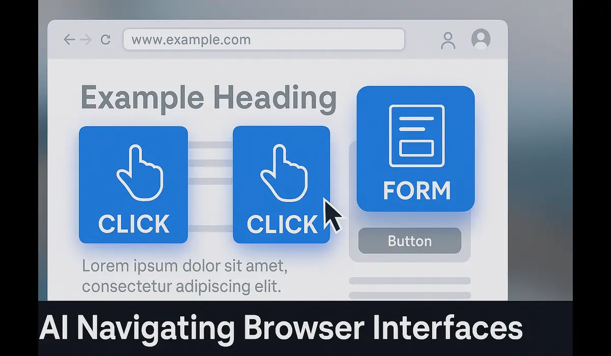 Gemini 2.5 computer use model AI navigating web browser interface