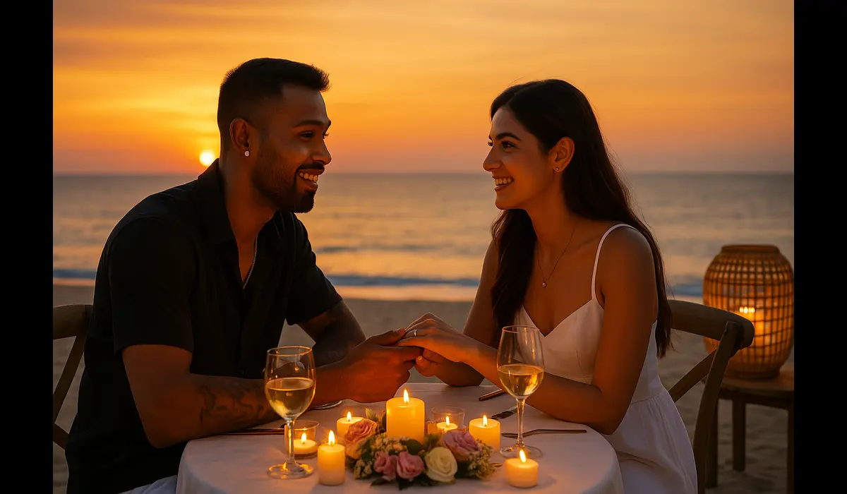 Hardik Pandya birthday celebration pictures with Mahieka Sharma