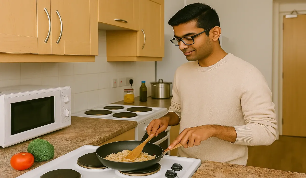 Indian student food habits in USA.