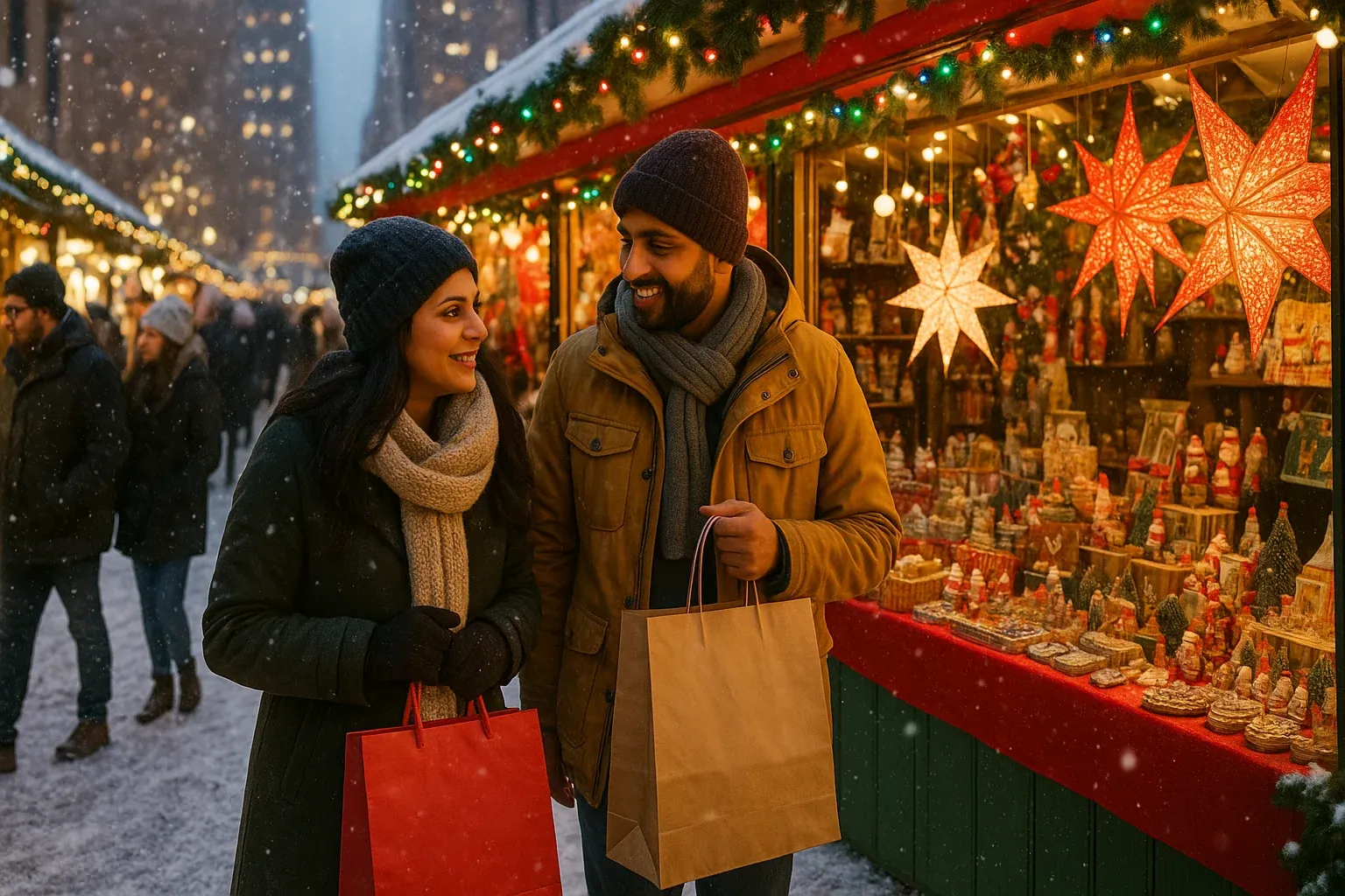 Indians exploring Washington D.C. during best USA Christmas New Year itinerary.