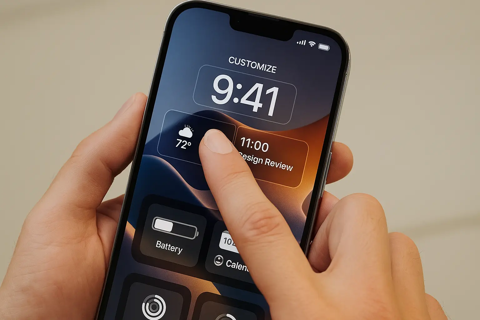 customizing iOS 26.1 lock screen widgets