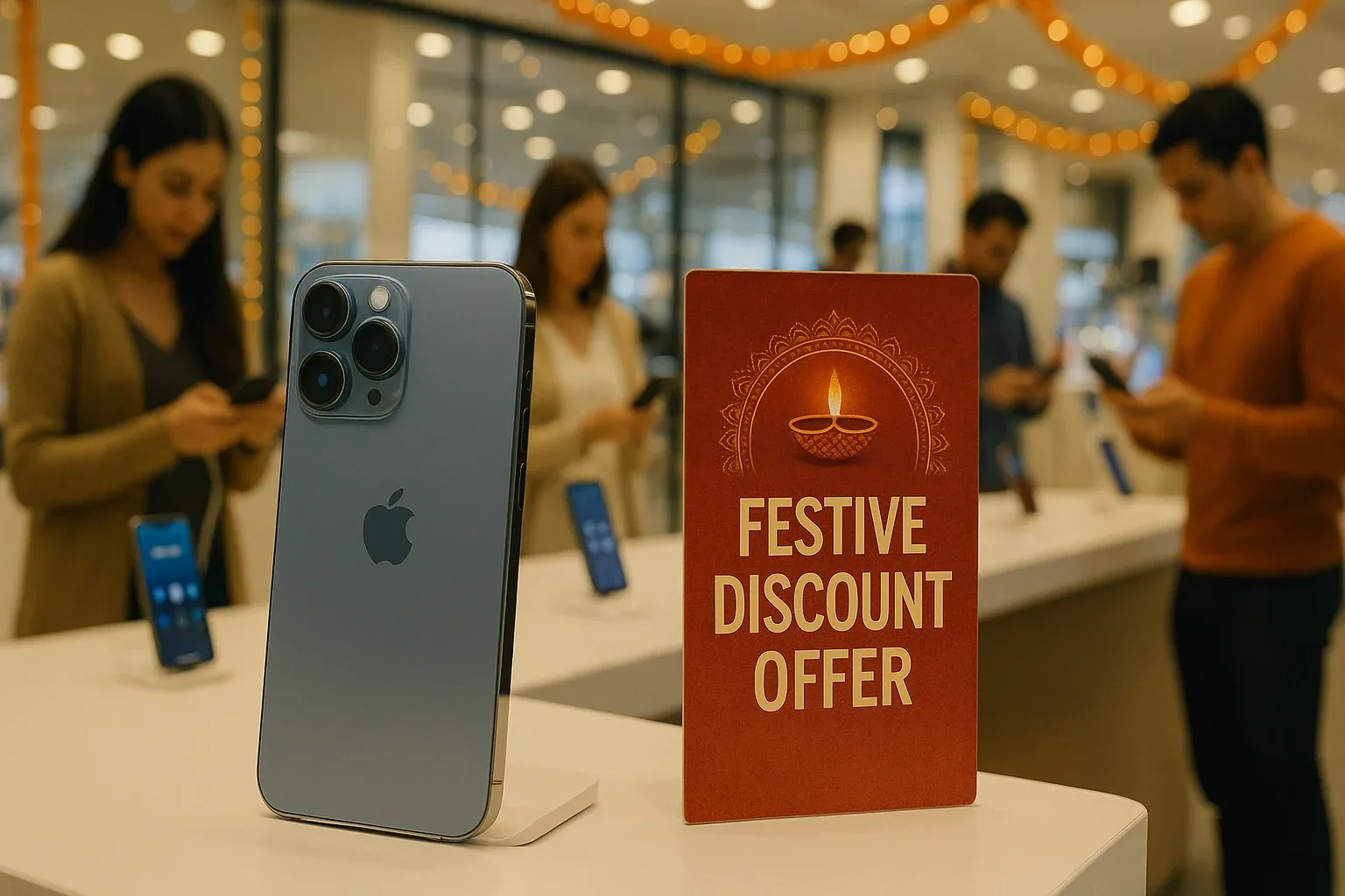 iPhone 16 Pro festive discount at Croma and Vijay Sales stores
