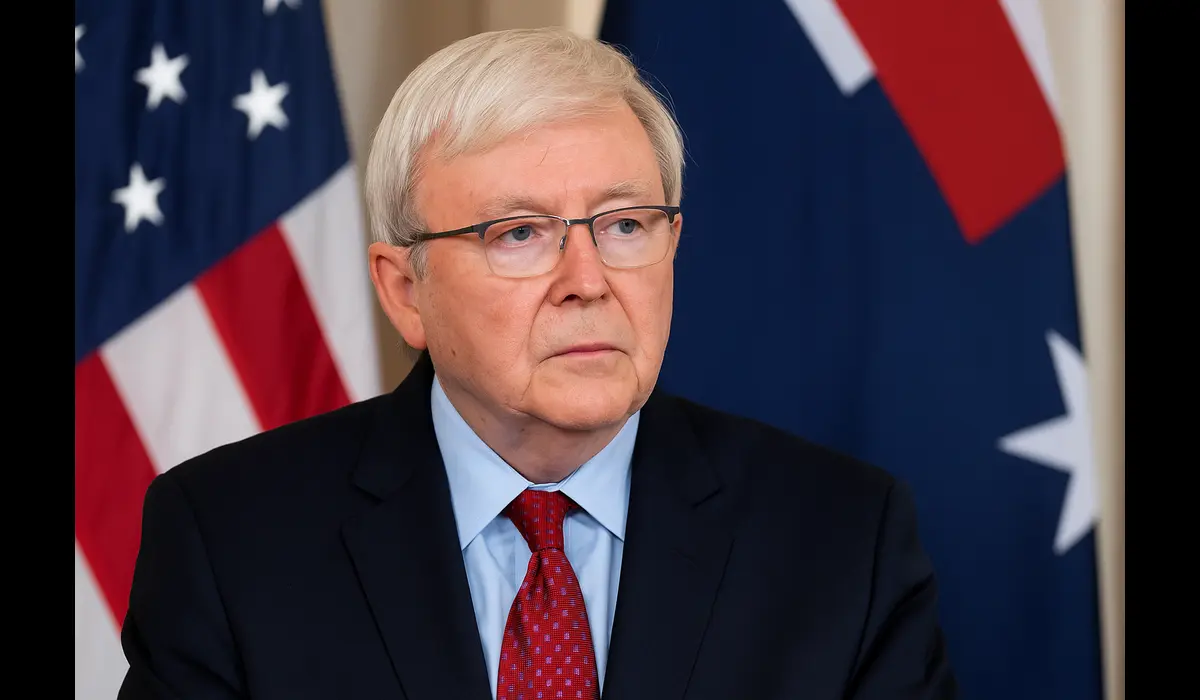 Kevin Rudd Australian ambassador during Trump meeting