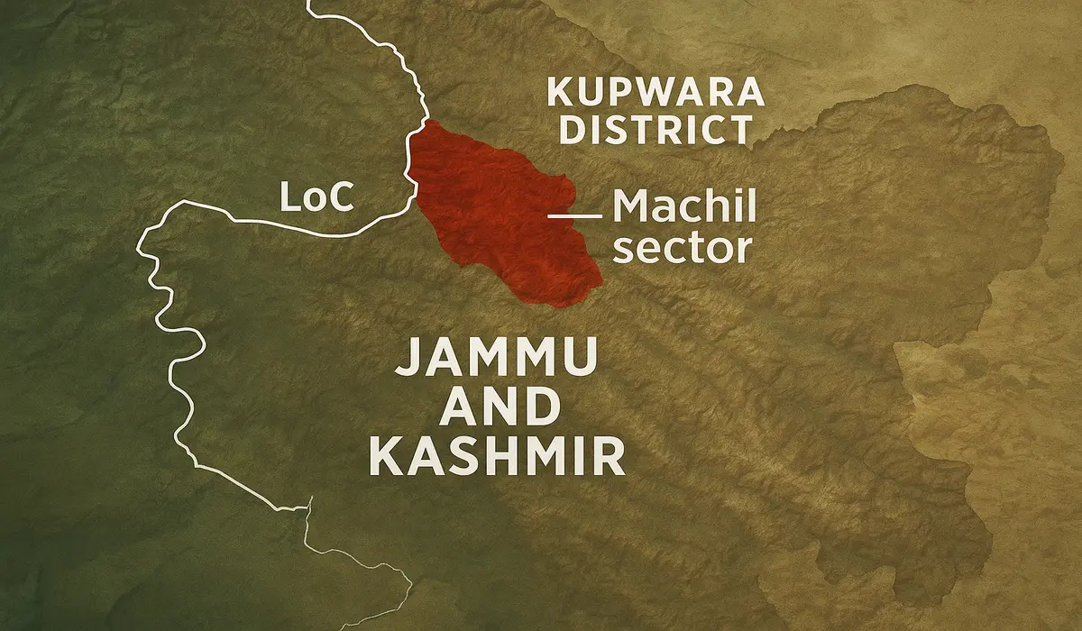 Kupwara map indian army kills terrorists in kupwara district update