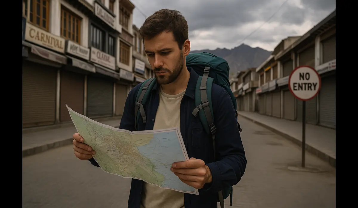 tourist affected by curfew and internet shutdown in Leh Ladakh 2025