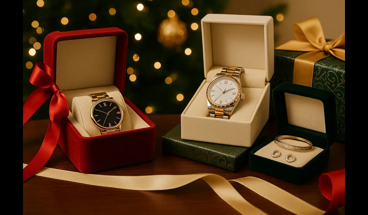 luxury Christmas gifts for him and her in India watches jewelry