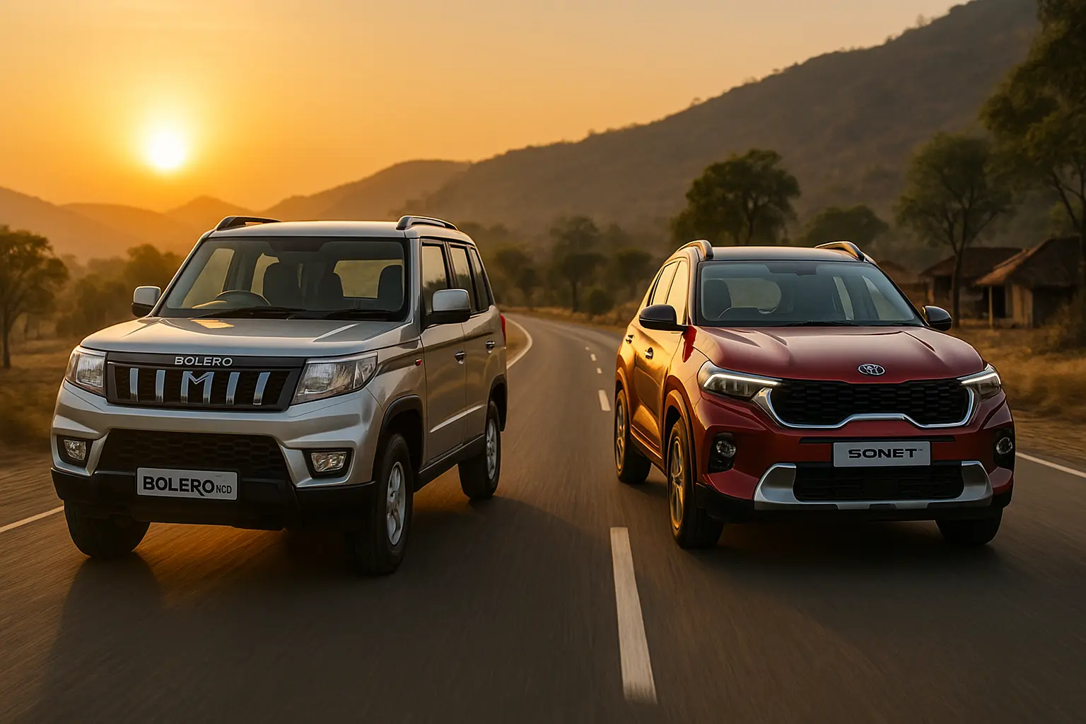Mahindra Bolero Neo and Kia Sonet diesel compact SUVs 2025