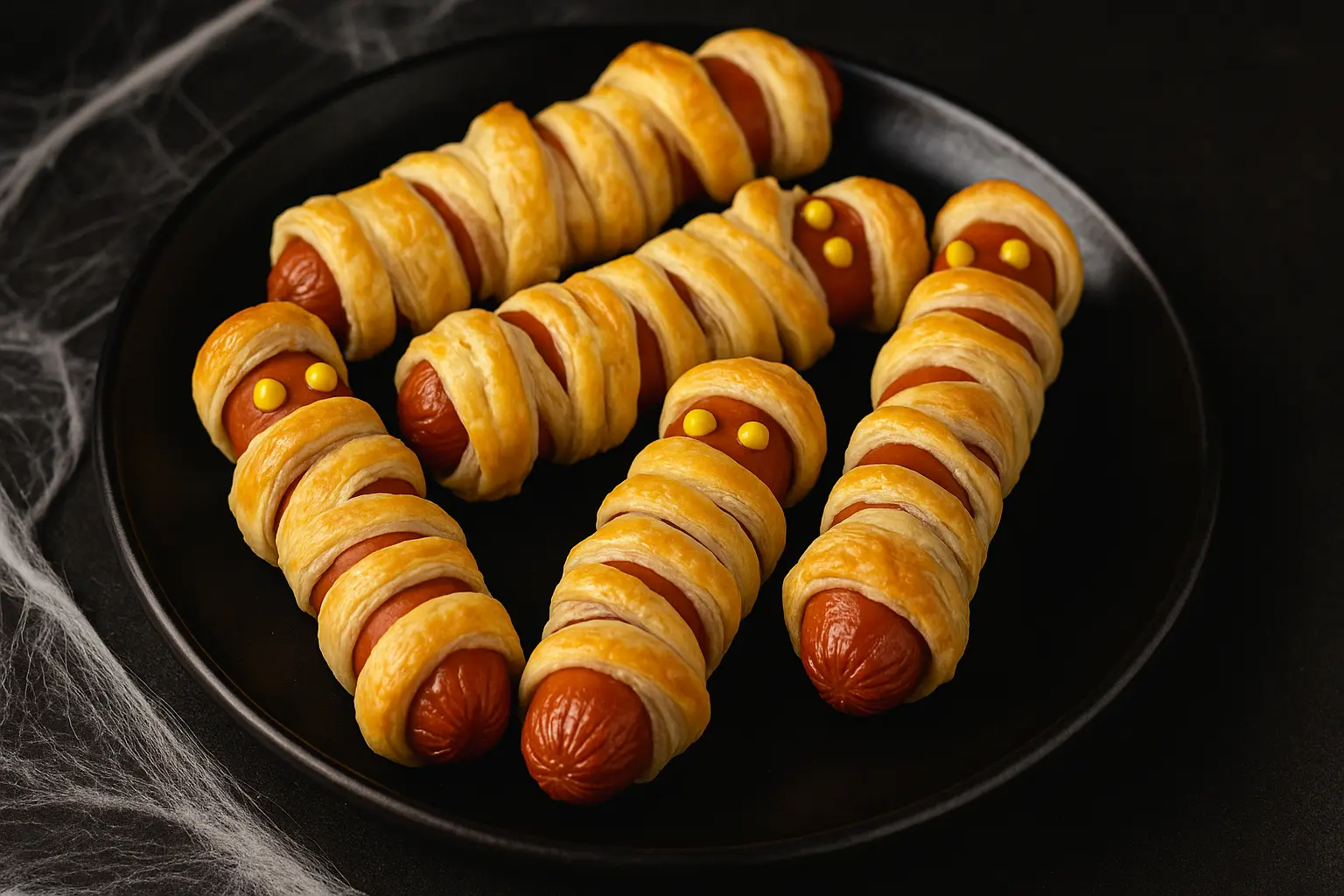 diy halloween mummy hot dogs
