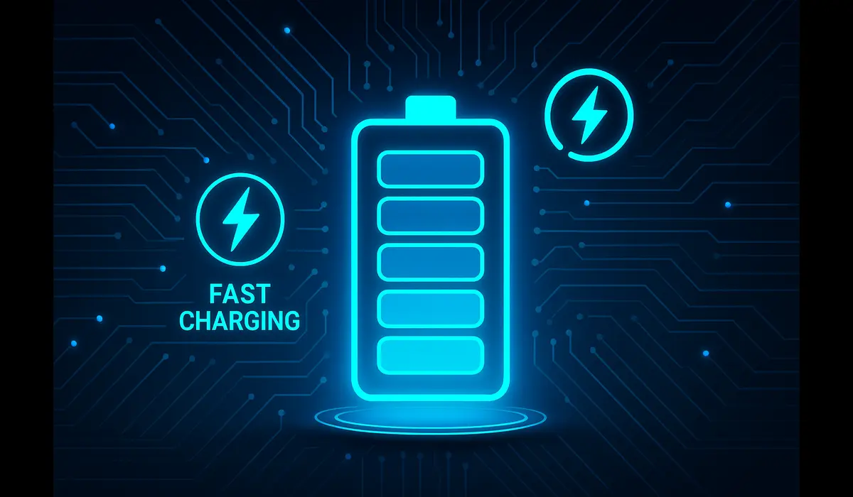 OnePlus 15 launch date in India — concept battery and fast charging visuals.