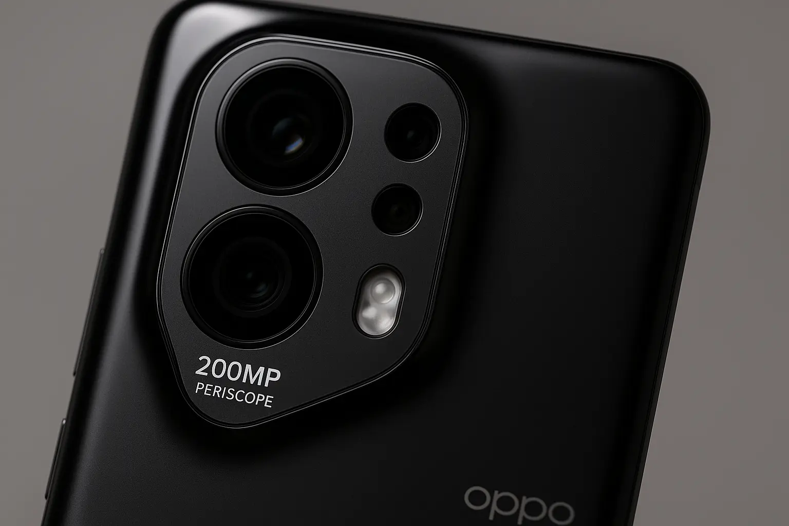 Oppo Find X9 Pro 200 MP periscope camera.