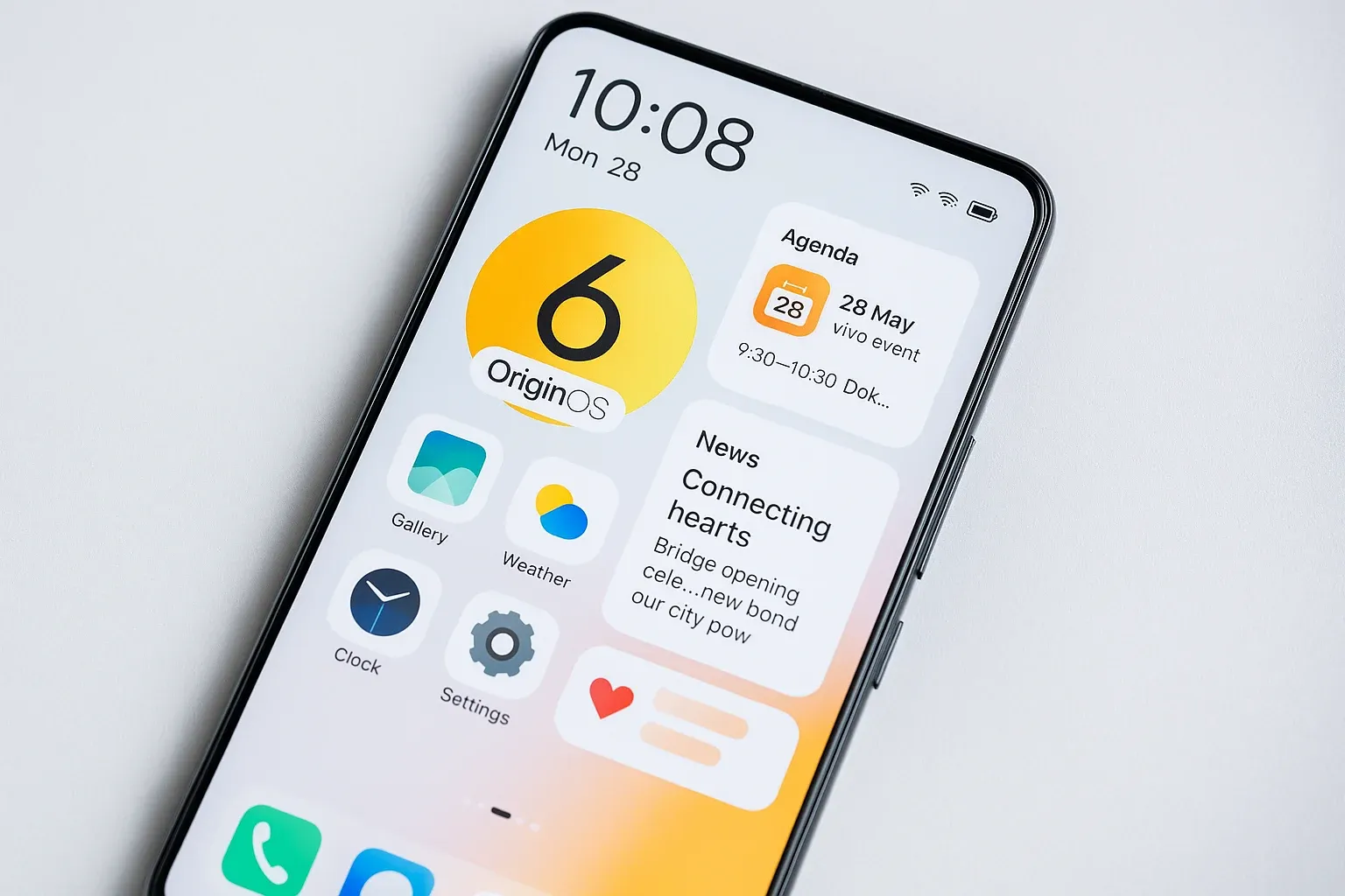 OriginOS 6 UI design on Vivo smartphone