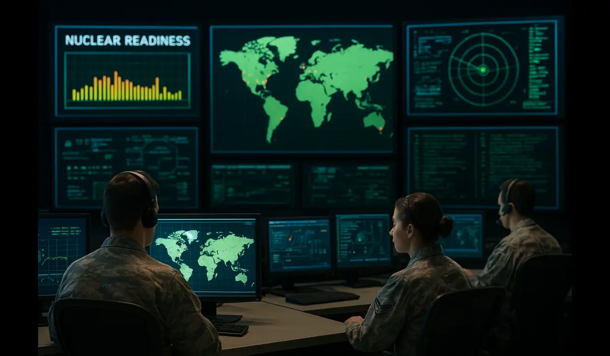 U.S. nuclear testing command center 2025