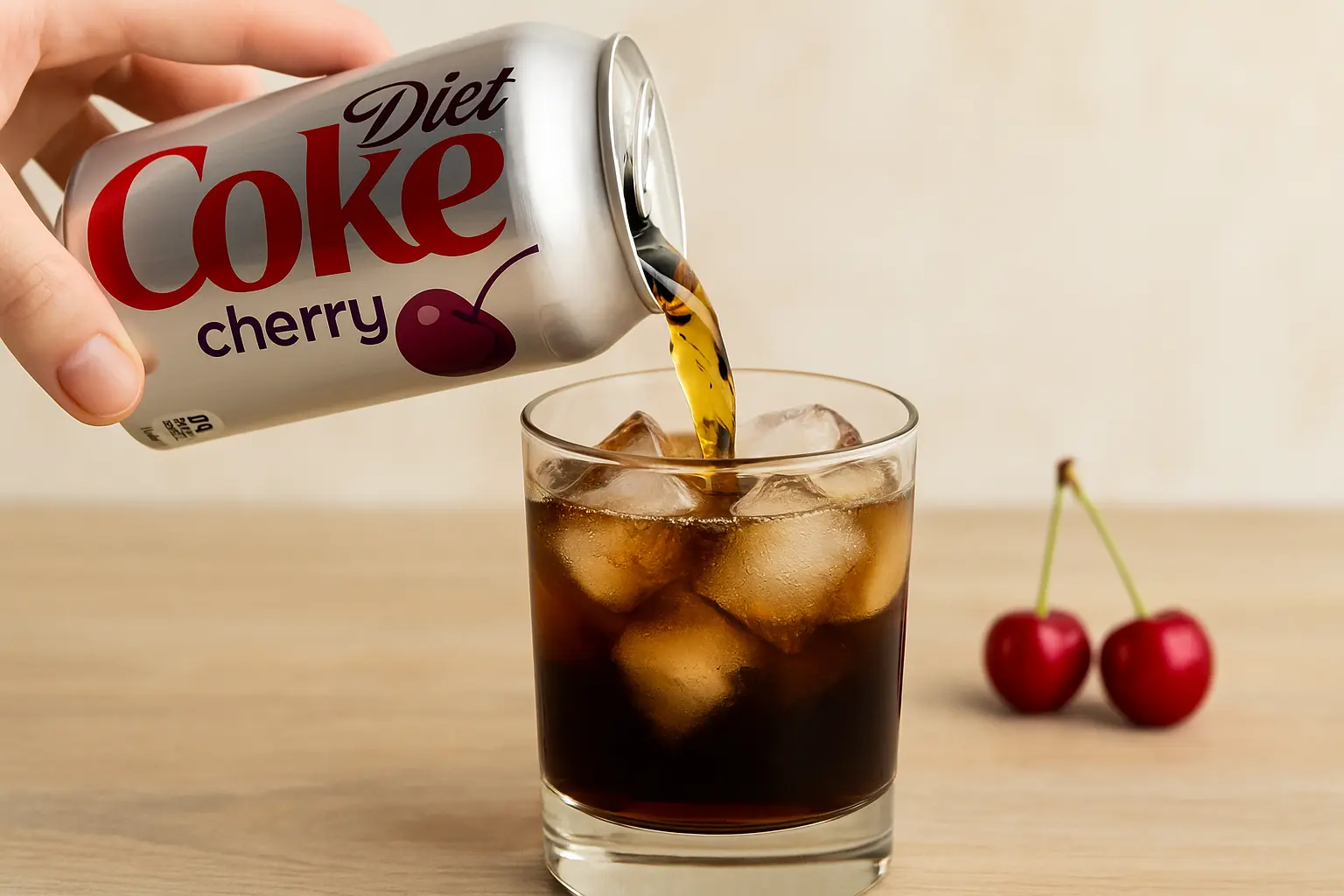 diet coke limited edition flavor release 2025 pour
