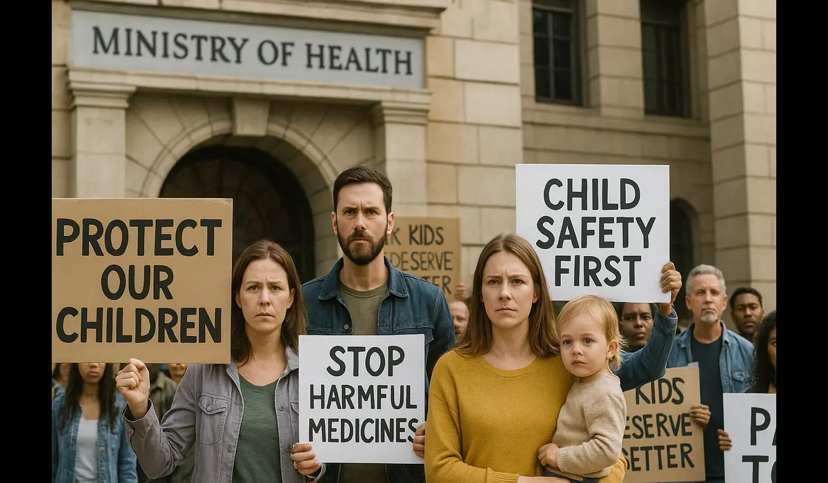 India cough syrup deaths protest