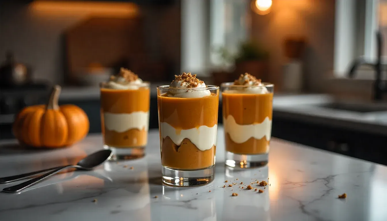 Thanksgiving 2025 pumpkin parfait dessert