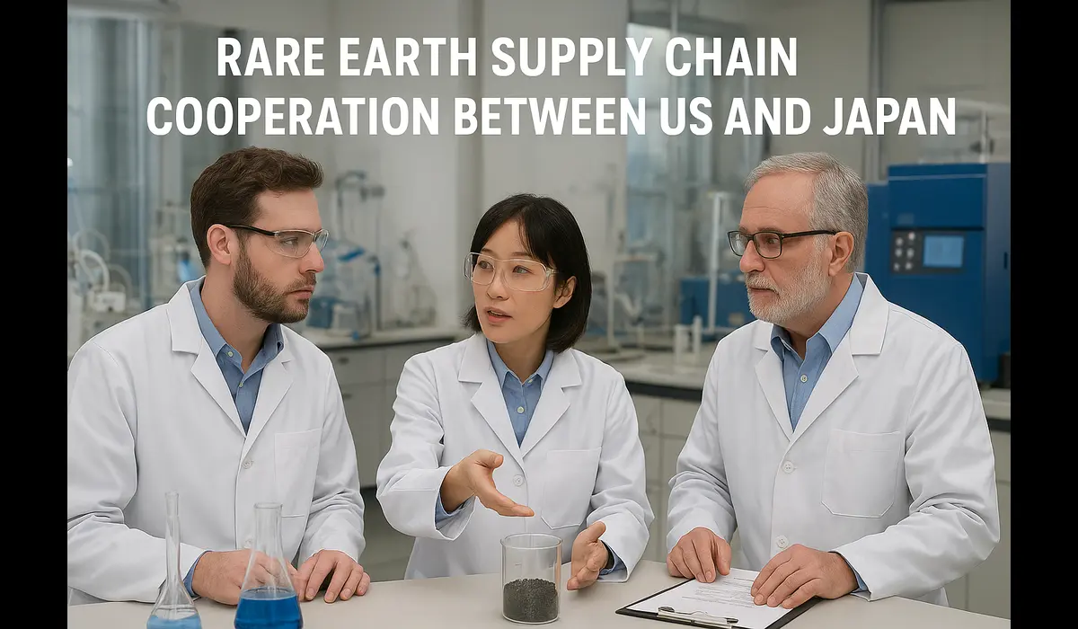 rare earth minerals recycling under US Japan cooperation