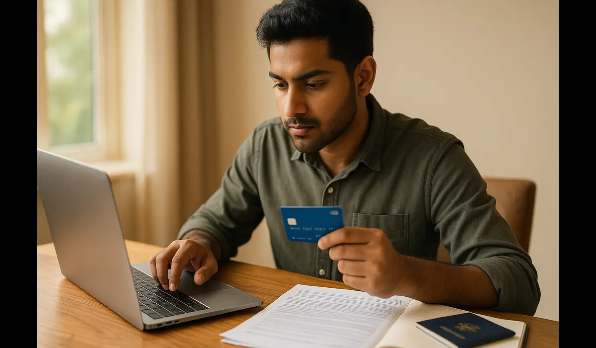 SEVIS fee payment USA student visa process India.