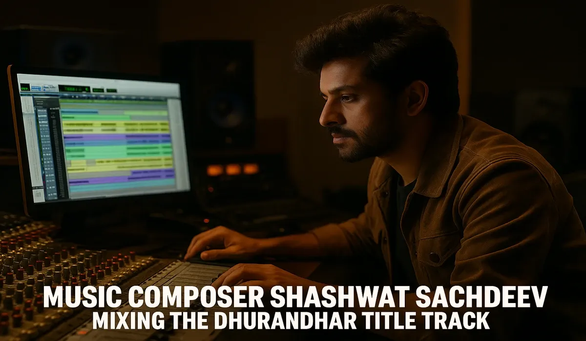 Dhurandhar title track recording session