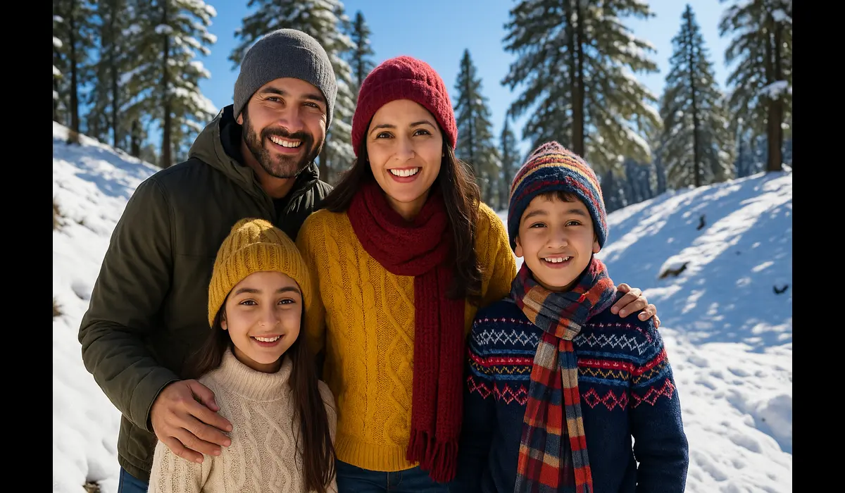 Shimla hill station family trip during Year-End Travel in India.