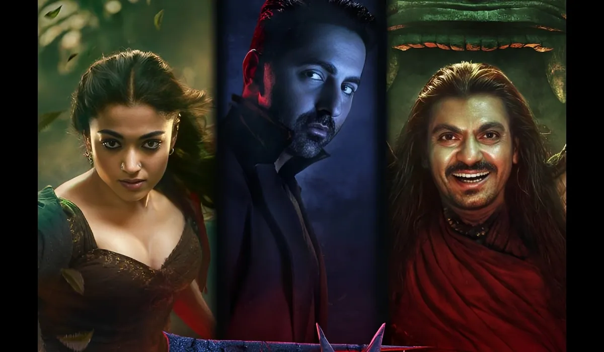 Thamma movie scene Ayushmann Rashmika