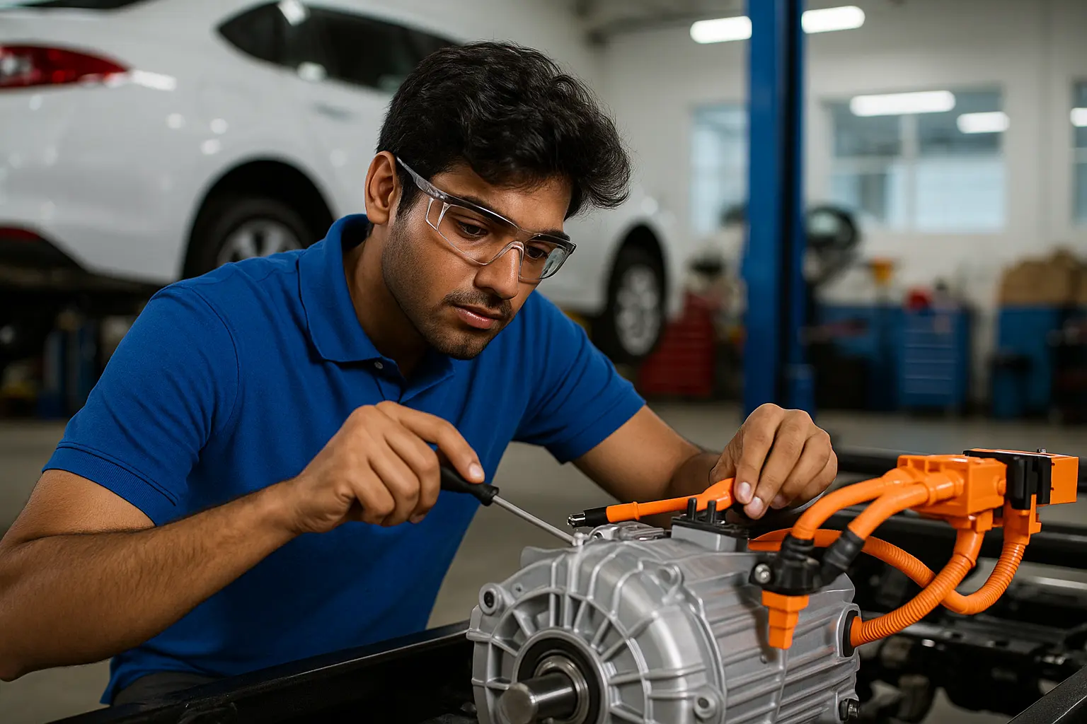 auto jobs USA student workshop EV