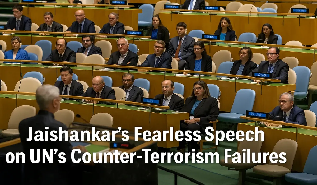 Jaishankar questions UN on terrorism policies conference